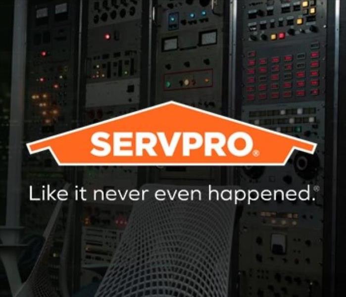 SERVPRO orange logo is shown with the words "Like it never even happened."